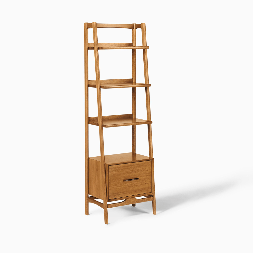 Mid-Century Bookshelf w/ Drawer